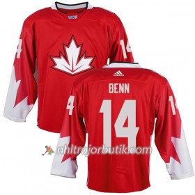 Kanada Tröja Jamie Benn 14 World Cup 2016 Röd